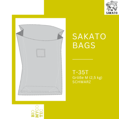 Sakato - Typ: T-35T | Größe: M (1.000 Stück) | SCHWARZ